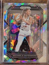 2023 Panini WNBA Prizm Michaela Onyenwere Cracked Ice Prizm #56 Phoenix Mercury