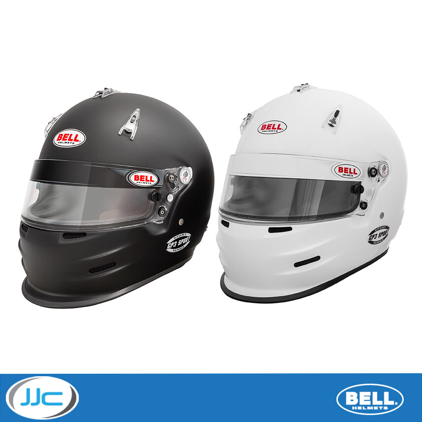 Bell GP3 Sport Helmet, FIA 8859-2015 Approved DSAF Visor Race Rally
