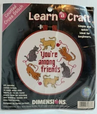 Dimensions Learn a Craft “Among Friends” Kitty Cats #72663 NIP