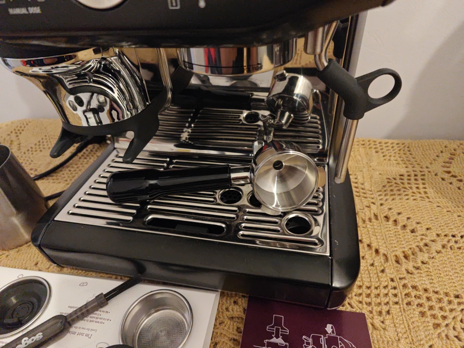 Sage The Barista Express Impress SES876 Coffee Machine Black + Warranty Ref 02 eBay