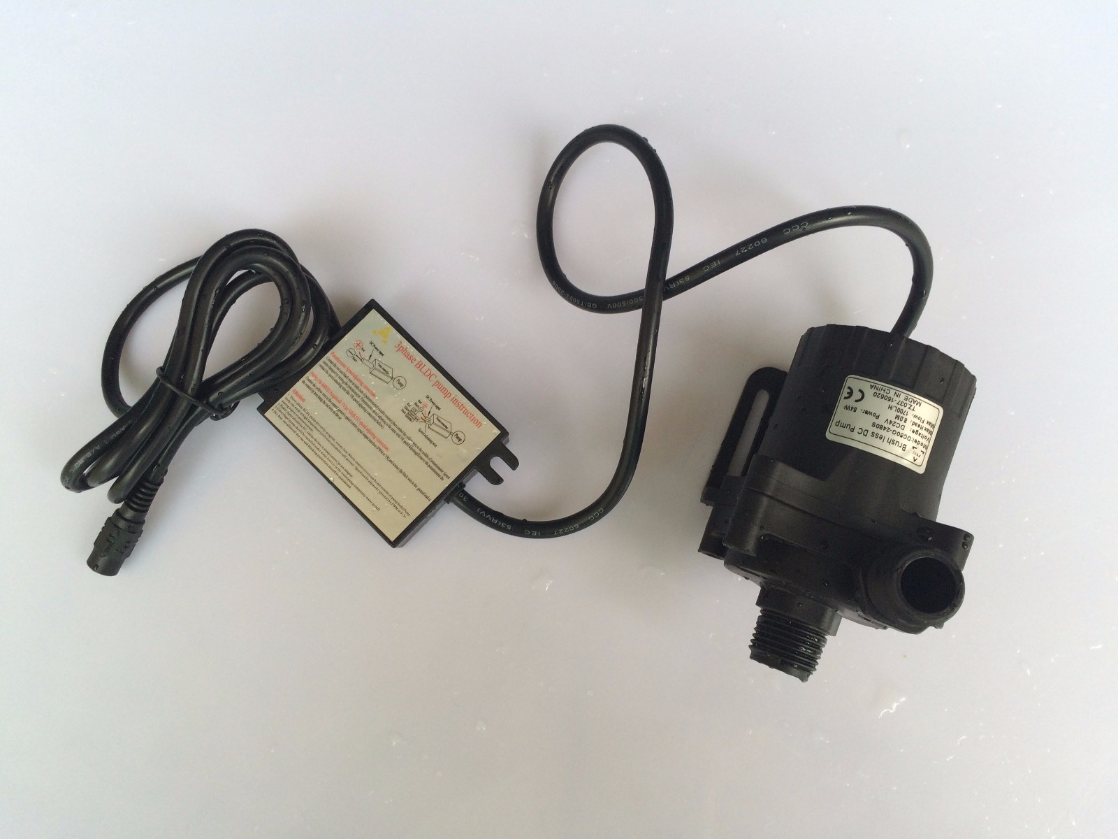 2pcs 24V DC Small Water Pump Submersible Pump 2400L/H 8M For Hot Water  Cycling | eBay