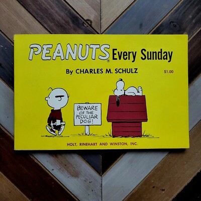 CHARLIE BROWN ''PEANUTS: EVERY SUNDAY'' (1965 Charles Schulz) Vintage VF/NM Unread