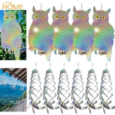 Bird Repellent Scare Deterrent Owl Reflective Hanging Reflectors Pigeon Porch