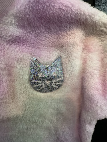 Sudadera Suave Niñas 8 Mediana Acogedora Crew Rosa - Imagen 2 de 4