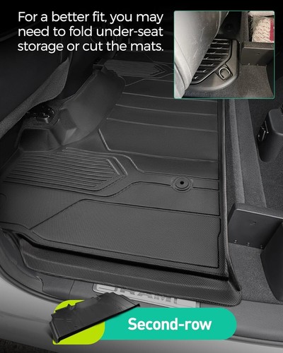 Truck Floor Mats for Ram 1500: 2019-2025 Crew Cab New Body(Not Classic), Car ... - Foto 9 di 9