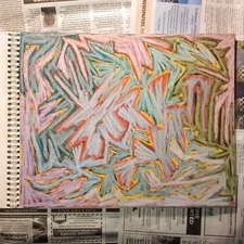 Drawing 11X14" Oil Pastel on Paper