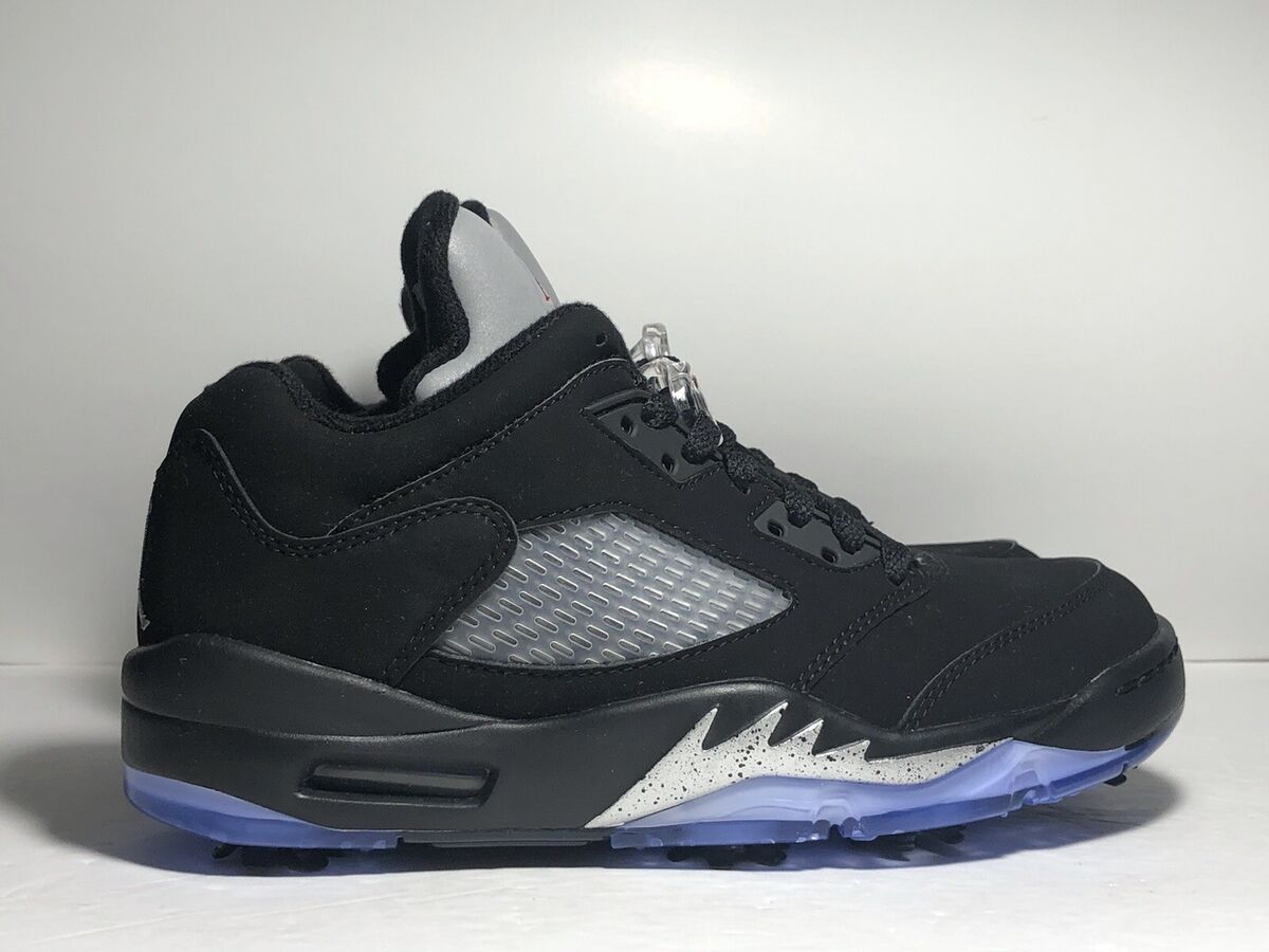 Nike Air Jordan 5 Low Golf Men's 6 / Women's 7.5 Black Nike Air Jordan 5 Low Golf Men's 6 / Women's 7.5 Black