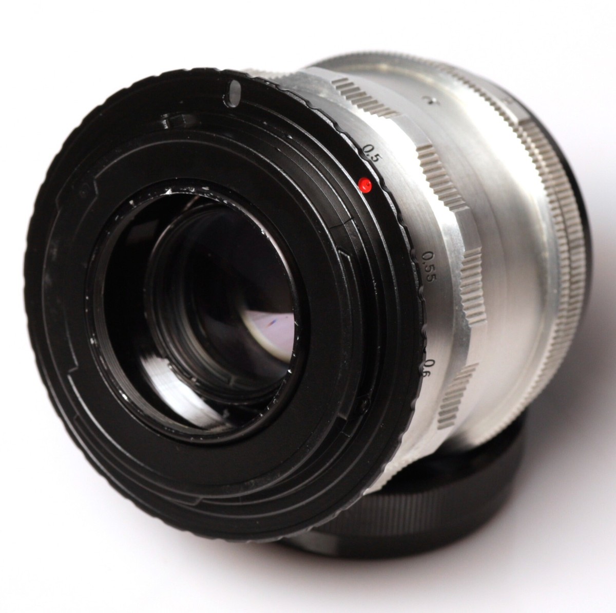 Carl Zeiss Jena BIOTAR Red T Lens f2 58mm M42 and EF mount Carl Zeiss Jena BIOTAR Red T Lens f2 58mm M42 and EF mount