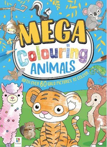 Animals (Mega Colouring) By Jessica Secheret, Bookoli Ltd.
