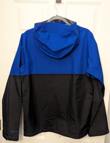OUTDOOR RESEARCH Men's Foray 2L GORETEX Rain Jacket - SMALL - Blue - New w/ Tags - Picture 3 of 24