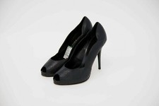NWOB 600 Giuseppe Zanotti Design Pee-Toe Pumps With Blue Stitching Size 40/10US