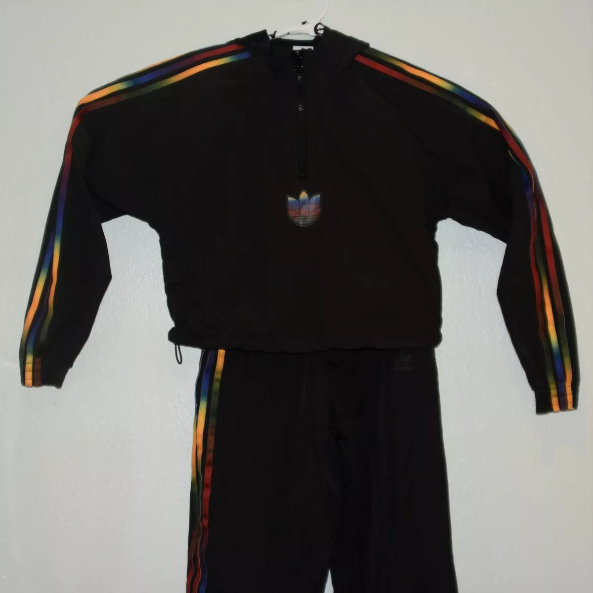 Rainbow hotsell stripe tracksuit