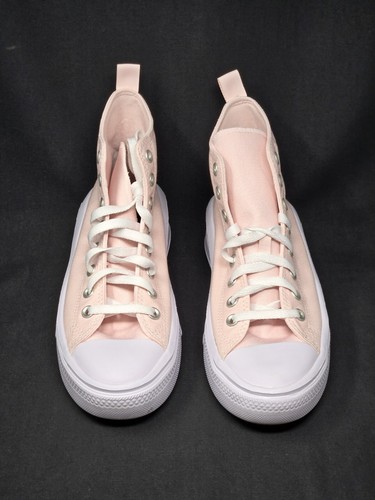 Converse Chuck Taylor All Star Plateau pink Jugend Gr. 7 Damen 8,5 weiß A03629C - Bild 3 von 10
