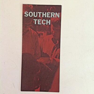 Vintage Souvenir Informational Brochure Southern Technical Institute Marietta GA