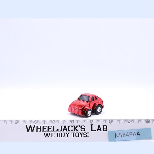 G2 Hubcap METALLIC RED Complete 1993 W/CARD & BUBBLE Transformers Vintage - Picture 2 of 6