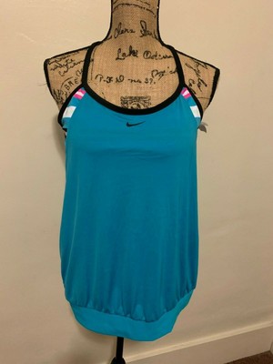 women's nike textured stripe layered tankini top