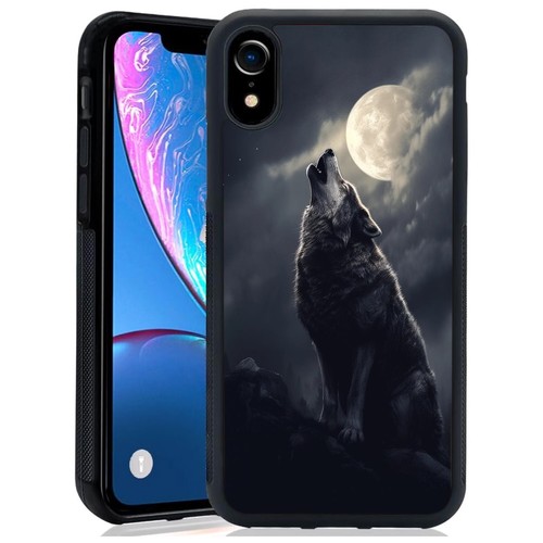 moon sky wolf forest For Google Motorola Moto Apple iPhone Rugged Case - Picture 22 of 25