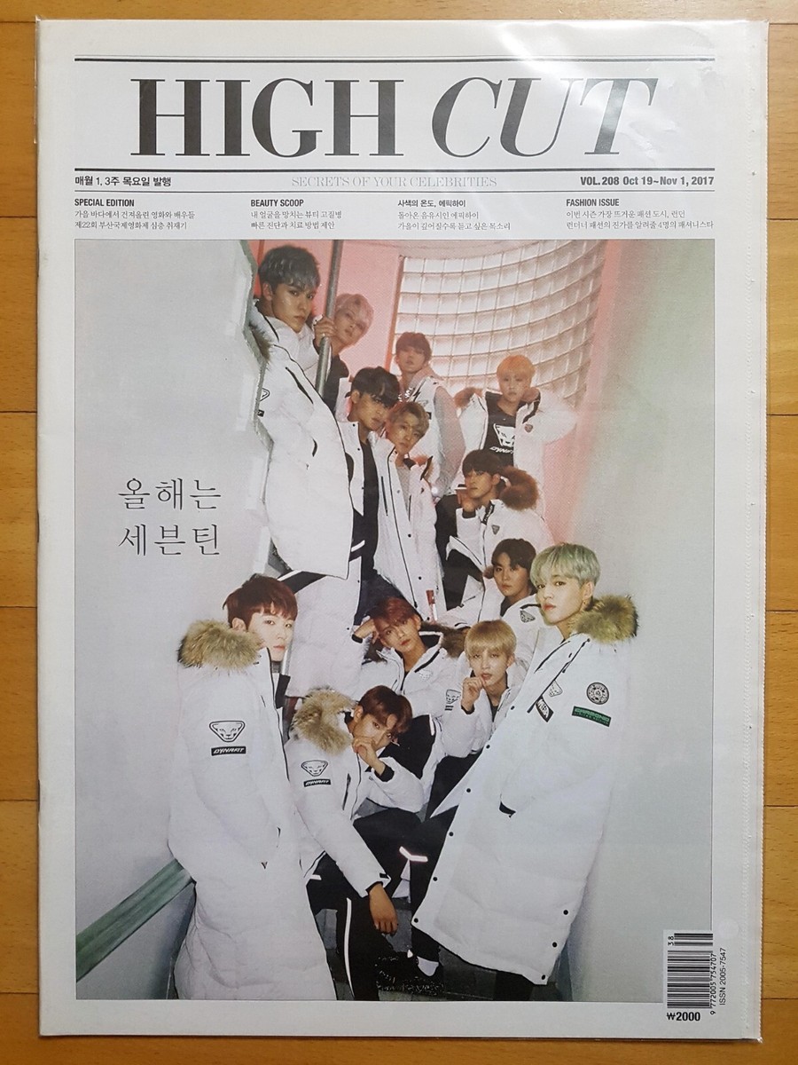 SEVENTEEN 韓国 新聞 雑誌 SEVENTEEN --HIGH CUT Korea/Whole Magazine/Vol.208/Oct. 2017