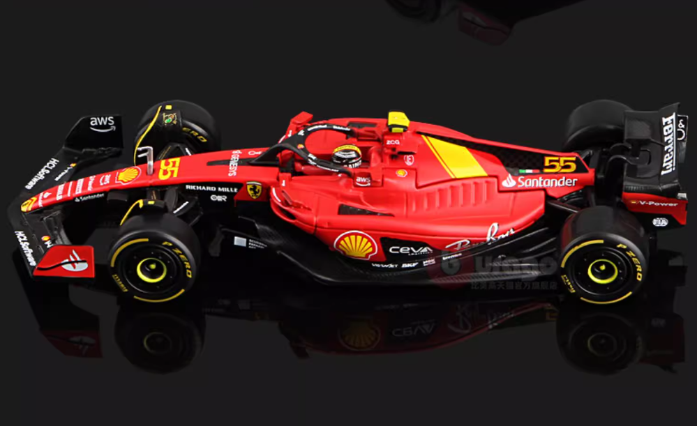 Bburago SF23 フォーミュラレーシング 1/43 Bburago 1:43 F1 Formula SF23 Monza Ferrari Racing Car Model