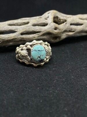 3 INCH WIDE VINTAGE NAVAJO BEAR SILVER FOREST BRACELET- 201 GRAMS 3 INCH WIDE VINTAGE NAVAJO BEAR SILVER FOREST BRACELET- 201 GRAMS