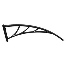 staffa a muro per pensiline modulari nera 80cm