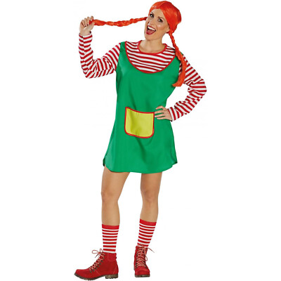 FRECHE GÖRE KOSTÜM DAMEN  Karneval Fasching Frechdachs Kostüm Party Kleid Gr. 42
