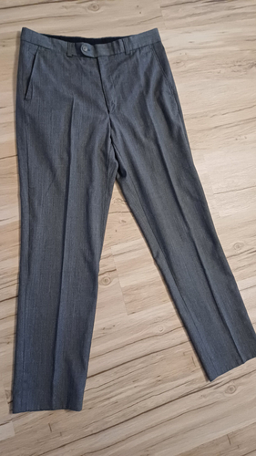 Herren-Anzug  102  Grau Schurwolle Hose mit Bundfalte - modisch - Wormland - Bild 3 von 16