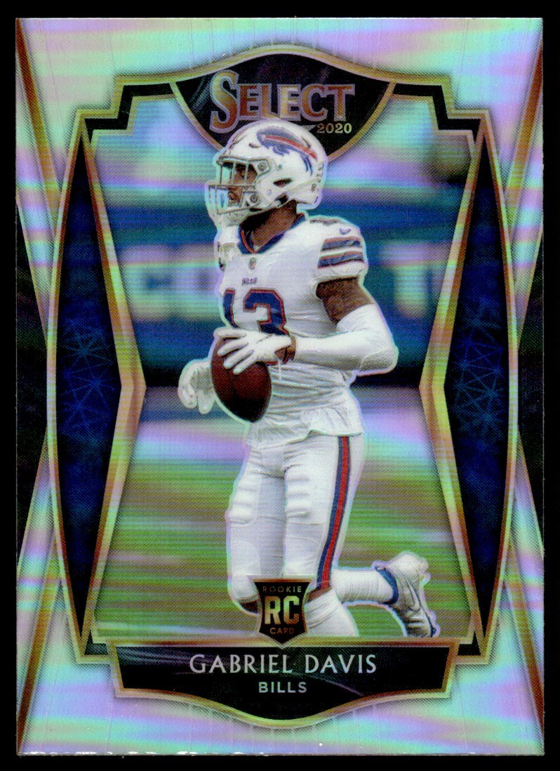 2020 Panini Select Premier Silver Prizm Gabriel Davis Rookie Buffalo Bills #182