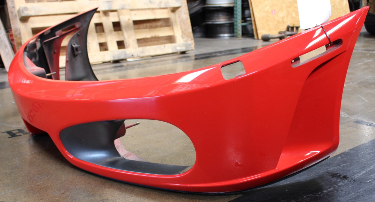 Ferrari F430 Coupe, Spider, Front Bumper Cover, Scuffed, Used, P/N 83111210