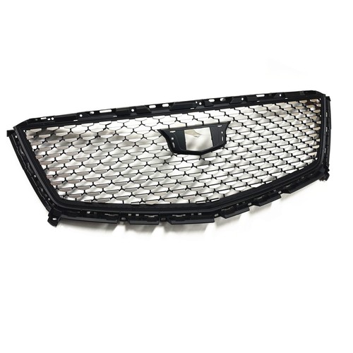 Car Front Bumper Grille Grill Cover For Cadillac XT5 2016-2023 2017 2018 Silver - Picture 4 of 8