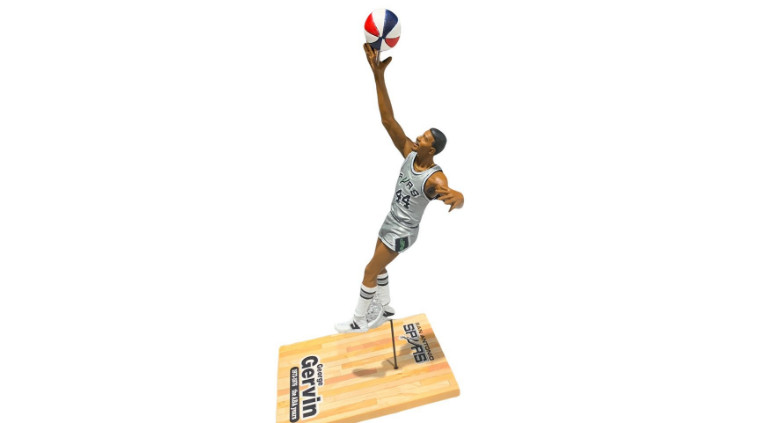 McFarlane NBA Legends 4 George Gervin (San Antonio Spurs) Ex