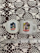 DISNEY TOMY YUJIN Minnie Mouse Mini Mug With Mickey Mouse Saucer