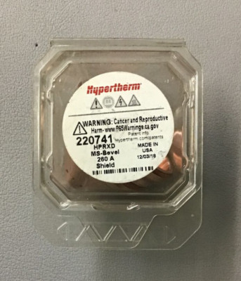 Lot Of 5 Hypertherm 220741 260A MS Bevel Shield (b339)