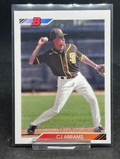 2020 Bowman Heritage Prospects Image Variation CJ Abrams #BHP-62 Padres Nats