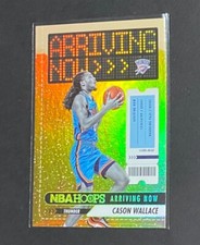 2023-24 NBA Hoops Cason Wallace ARRIVING NOW WINTER HOLO SP Thunder #29 RC 🔥