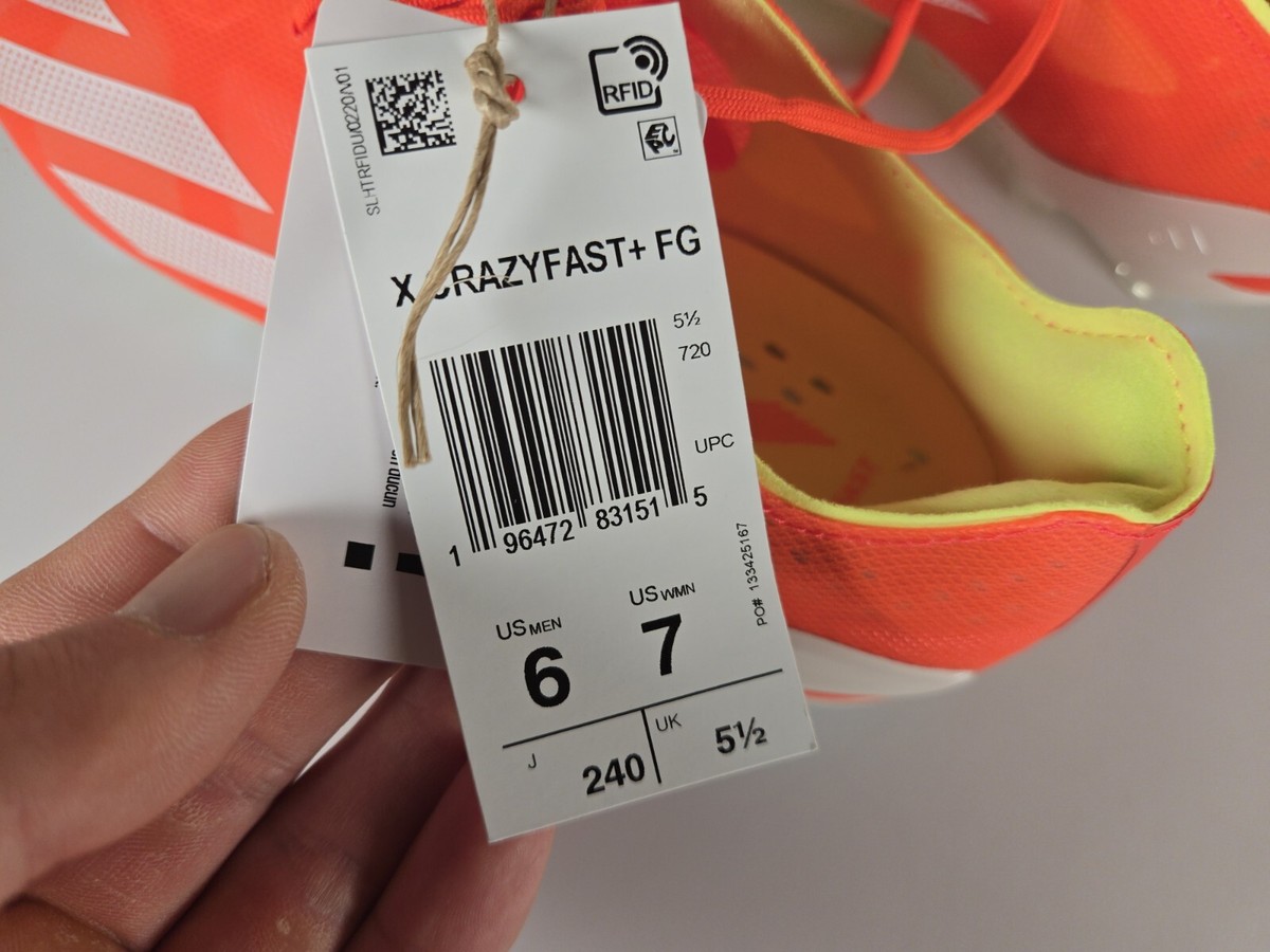 その他 D Adidas X Crazyfast FG Energy Citrus Pack IE2416 Mens Size 6 Solar