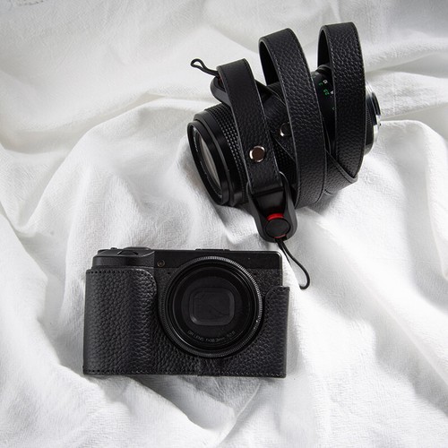 Suitable For Ricoh GR3/GR3X Genuine Leather Camera Half Case Bag Covers Handmade - Picture 36 of 40
