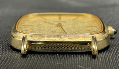 Near Mint] Vintage Seiko Dolce 6030-5420 Gold Quartz Men's