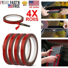 4 rolls 9.8ft Car Double Sided Foam Tape For Car Truck Auto Body Window Door  