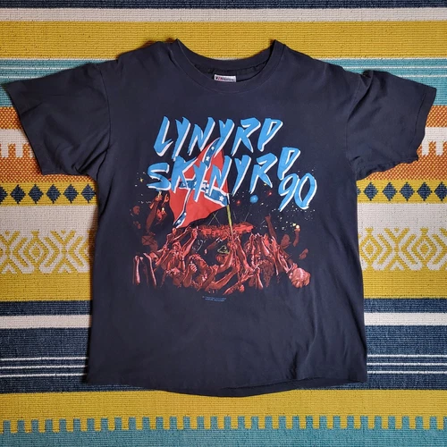 RARE Lynyrd Skynyrd Tour Shirt West Coast Concert 19 1990s vintage concert t-shirt, vintage, size L, single stitch, B+ condition