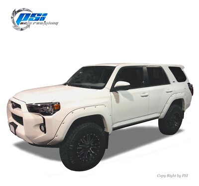 Pocket Bolt Style Fender Flares Fits Toyota 4Runner 2014-2024 Full Set Paintable