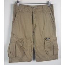 Levi's Boys Sz. 16 R Tan Cargo Shorts W/ Snap Back Pockets