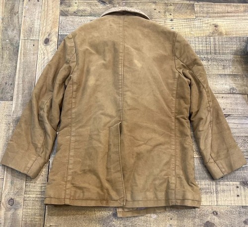Vintage Europe Craft Men's Heavy Coat Genuine Saliksued Made in Belgium 44 Read - Picture 15 of 20