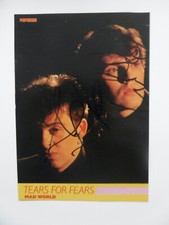 Tears For Fears Autogramme signed 10x14 cm Popcorn -Starkarte