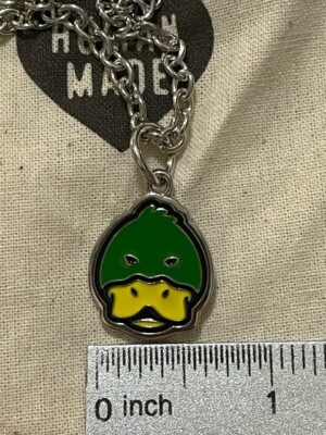 【HUMAN MADE】 ANIMAL NECKLACE : DUCK GREEN Human Made NIGO Duck animal logo charm necklace Brand New