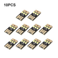 10Pcs Mini 3LED USB Light Lamp Nightlight Camping Outdoor Portable Module For PC
