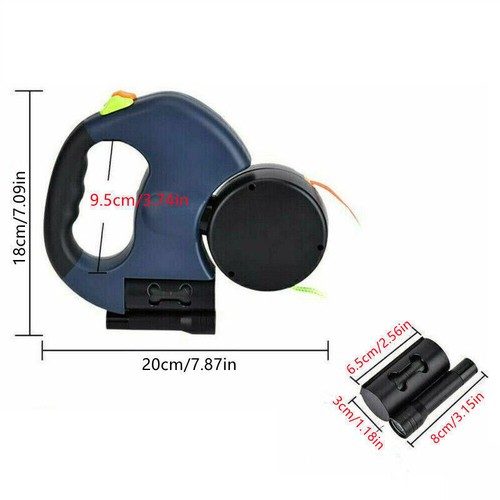 Double Retractable Dog Lead 3M Double leash for two dog Flexible Double Dog Lead - Picture 11 of 13