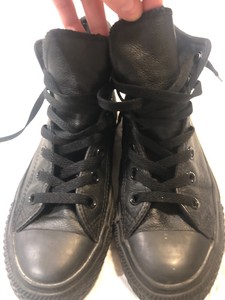 black converse womens size 8