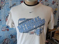 2005 North Carolina Tar Heels National Champs - Vintage Tee basketball T Shirt S