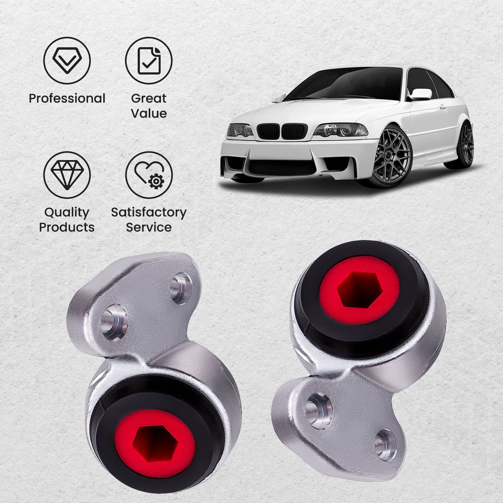 Kit silent bloc triangle suspension avant 31126757623 pour BMW E46